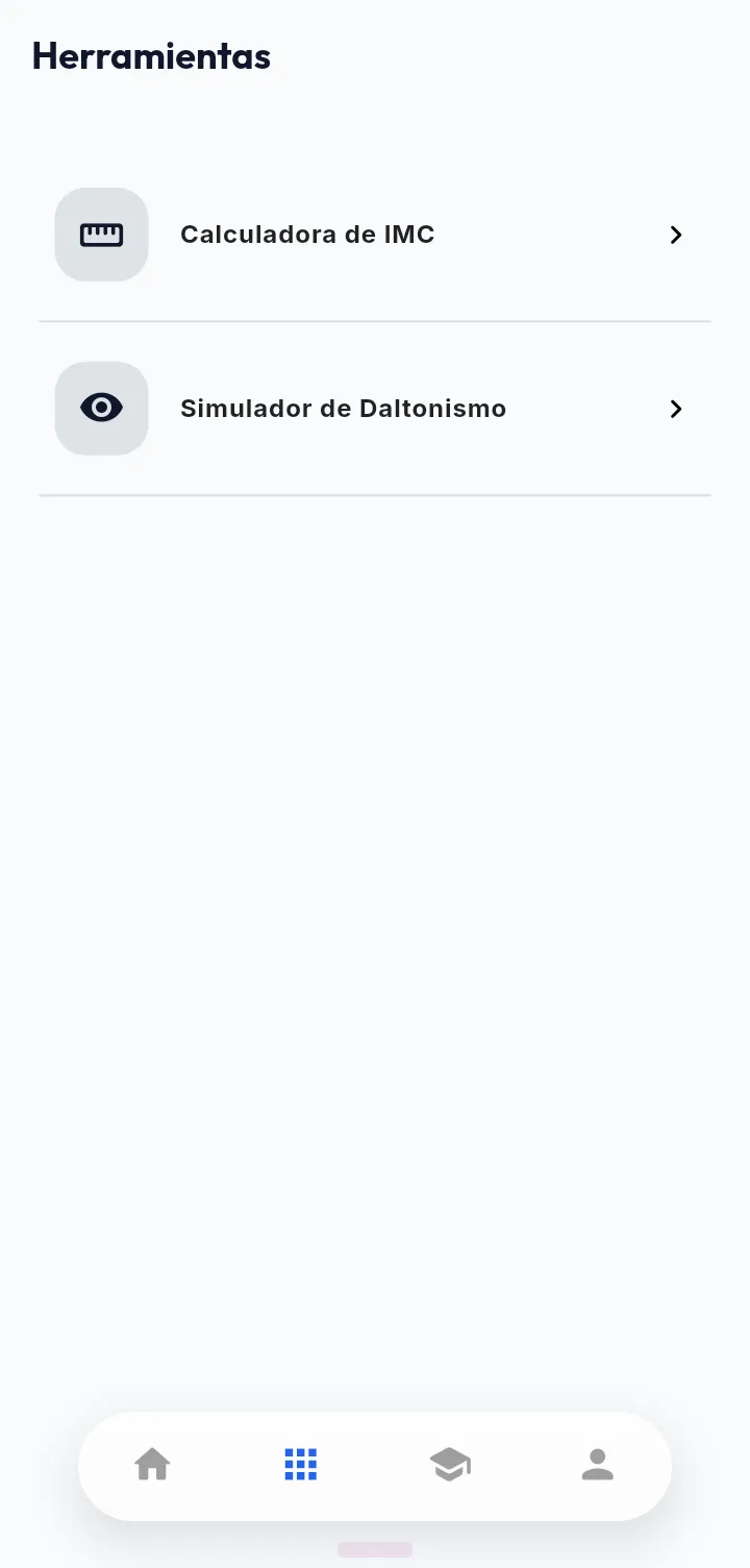 Herramientas extras: daltonismo y checklist